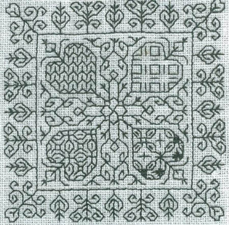 Blackwork Project by Carolyn Standing Webb