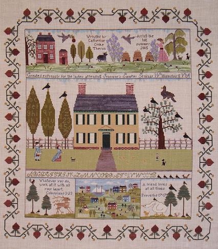 "My Peaceable Kingdom" Sampler by Catherine Theron