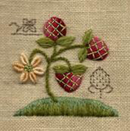 Strawberries Design by Barbara Jackson